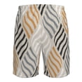 thumbnail image 6 of Kll Geometric Men'S Casual Summer Beach Shorts Hawaiian Shorts With Pockets-Xx-Large, 6 of 9