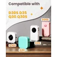 thumbnail image 3 of 14x30mm Thermal Inkless Print Stickers Transparent Self-Adhesive for D & Q Series, 3 of 7