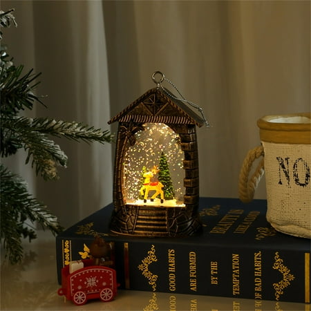 

GHPKS Hristmas Ornaments Cute Little Train Set Pendant Decoration Gift 50ml