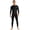 Black, variant on Men's Jumpsuit Spandex Long Sleeve One Piece Unitard Zentai Bodysuit Dancewear Zipper Catsuit White L