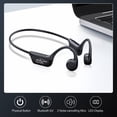 thumbnail image 5 of Bone Conduction Headphones Bluetooth 6.0 Earbuds, Open Ear Headphones with Dual Driver Sound, LED Display, IP67 for Sport / running, Dual Device Connection & Low-Latency Game Mode,12 Hours Playtime, 5 of 7