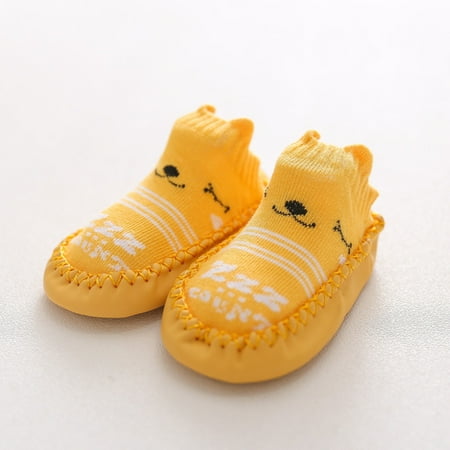 

eczipvz Toddler Shoes Cartoon Kids Floor Boys First The Walking Girls Shoes Shoes Baby Non-Slip Socks Baby Shoes Bunny Slippers Yellow