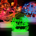 thumbnail image 3 of Lámpara de escritorio de luces nocturnas de ilusión 3D de Halloween, para decoración de regalos de fiesta de Halloween, 3 of 5
