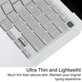 thumbnail image 5 of TPU Keyboard Cover for MacBook Pro 13 inch A2251 A2289 (2020 Released) - Ultra Thin Protective Invisible Skin Keyboard Film - Color: Silver, 5 of 5