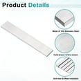 thumbnail image 3 of 304 Stainless Steel Flat Bar 5/16" Thickness, 2" Width, 12" Length, Brushed Finish Trim Strips Sheet, 3 of 5