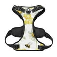 thumbnail image 5 of Junzan Sweet Honey Pattern Dog Harness - Lightweight,Soft,Adjustable Small Harness And Leash Set-Medium, 5 of 9
