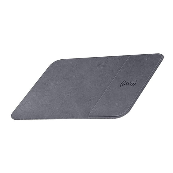 Cargador inalámbrico plegable de 15 W y alfombrilla para ratón, cargador de teléfono creativo y multifuncional Gris