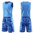 thumbnail image 4 of Baby Boy Outfits Athletic Solid Print Sleeveless Crew Neck Tank Top And Shorts 2 Piece Everyday Wear Baby Boys' Clothing Sets Size 3-4 Years, 4 of 7