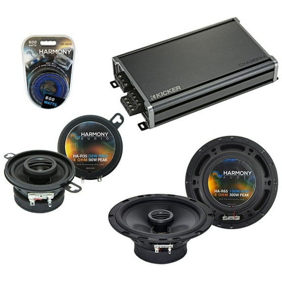 Fits Mazda Miata 1990-1997 Speaker Replacement Harmony R65 R35 & CXA360.4 Amp