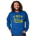 thumbnail image 5 of Finish Strong Bible Scripture Quote Unisex Plus Size Hoodie Brisco Brands 2X, 5 of 6