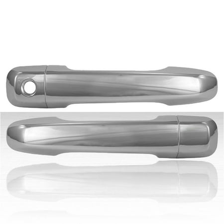 Front Door Handle Cover Set for 2010-2020 Toyota 4 Runner SR5, Trail, Ltd - Chrome