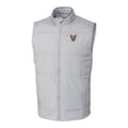 thumbnail image 2 of Men's Cutter & Buck  Gray El Paso Chihuahuas Stealth Hybrid Quilted Full-Zip Windbreaker Vest, 2 of 3