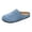 Sky Blue_005, variant on Suede Clogs for Women with Arch Support Potato Mules Shoes, Soft Cork Footbed Slip on Casual Comfort Home Sandals Slippers Brown 7（EU-38）
