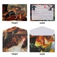 thumbnail image 5 of 16 piece set of dragon birthday invitation letter, with envelope and stickers, dungeon party invitation letter, blank name party invitation letter, birthday party supplies decoration, 5 of 7