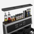 thumbnail image 1 of Kitchen Over Stove Spice Rack Heat Resistant Zero Installation Silicone Stove Top Tray Organizer, 1 of 7