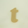 thumbnail image 4 of Package of 1, 6 Inch X 1/2" Thickness MDF Letter t in The Goudy Heavy Font, Thick, Lower Case for Art & Craft Project, Made in USA, 4 of 4