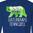 thumbnail image 4 of Inktastic Gatlinburg, Tennessee- Mountains and Bear Shape Long Sleeve Youth T-Shirt, 4 of 5