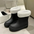 thumbnail image 5 of AUXDIQ Women Rain Boots Outdoor Garden Boots Waterproof Mid-calf Rain Shoes, 5 of 6