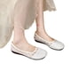 thumbnail image 5 of Zapatos Planos Ballet Kuymtek Mujer Oficina Malla Floral Transpirables Punta Redonda encaje, 5 of 9