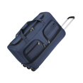 thumbnail image 3 of Bolsa de equipaje con ruedas Bolsa de lona resistente al desgaste portátil Fácil de usar, conveniente, con mango para viajar en automóvil para acampar Azul, 3 of 8