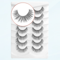 thumbnail image 1 of Fake Eyelashes Natural Look Clear Band Eyelashes 3D Faux Mink Wispy Lashes 14MM Fluffy False Lashes Pack A19, 1 of 5