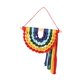 thumbnail image 5 of Preciosa decoración de macramé con borlas tejidas colgantes de arcoíris para el hogar, el dormitorio y el aula., 5 of 9