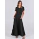thumbnail image 2 of Vestido largo ANRABESS casual de verano de manga corta para mujer, 2 of 8