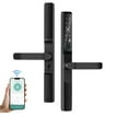 thumbnail image 1 of Poignée de Serrure de Porte Intelligente Étanche IP65 Ultra Mince avec Empreinte Biométrique, Contrôle à Distance via Application Gratuite, Facile à Utiliser, 1 of 4