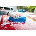 thumbnail image 3 of 2-Pack Premium Chenille Microfiber Knobby Wash Mitts - Perfect for Car Washing and Detailing; Scratch-Free, Plush, and Absorbent;Style 2-Blue, 3 of 5