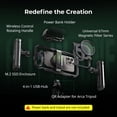 thumbnail image 2 of Kit de vídeo móvil SMALLRIG x Brandon Li con asas inalámbricas, 2 of 9