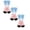 Blue 3PCS, variant on 3 Pairs Ice Cream Socks Fun Colorful Socks Patterned Funky Happy Child Crew Cute Sock,7-12 Years