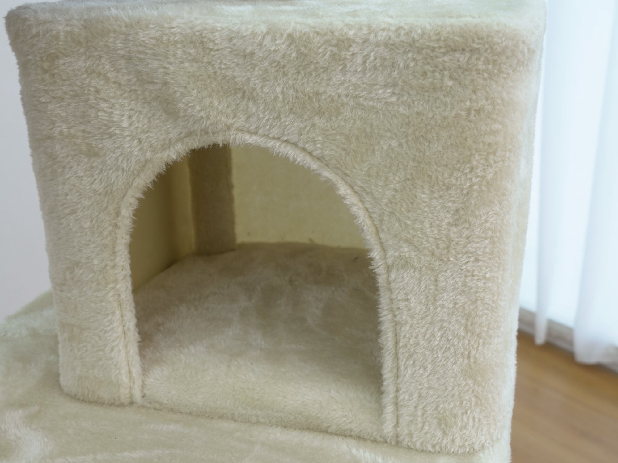 Vibrant Life Large 8-Level 73" Cat Tree with Condo, Hammock and Scratching Posts, Beige