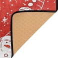 thumbnail image 3 of Yayeee Area Rugs for Living Room 5.2'x4' Non Slip Washable Bedroom Floor Carpet, Red Snowman, 3 of 5