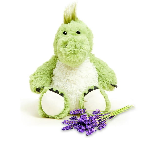 Animal de peluche Warmies, dinosaurio pesado y apto para microondas