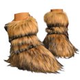 thumbnail image 3 of YLYL Women's Mid Calf Boots Furry Fluffy Warm Fur Lined Round Toe Y2K Fashion Outdoor Snow Boots, 3 of 9