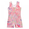 thumbnail image 3 of GYRATEDREAM Gymnastics Leotards for Girls, Leotard for Girls Gymnastics Biketards Dance Outfit Butterfly, Pink Floral 9-10 Years, 3 of 10