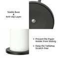 Black Paper Towel Holder Countertop Free Standing Paper Towel Holder