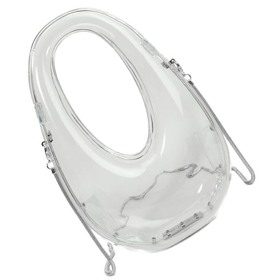 YIEMEEN Elegant Transparent Acrylic Messenger Bag Evening Purse Shoulder Handbag