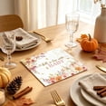 thumbnail image 6 of Tuvgenk Fall Pumpkin Paper Napkins 16-Pack Disposable Dinner Napkins for Thanksgiving and Autumn Parties, 6 of 6