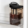 thumbnail image 4 of Cififendec Large Capacity Cold Brew Coffee Pitcher, 1.6L, Leak Proof Infuser Fruit Tea Maker with Filter Strainer for Fridge Iced Drink Beverage Storage, 4 of 6
