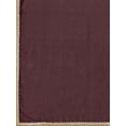 thumbnail image 5 of Women Wine Embroidered Georgette Saree with Net Blouse Piece - 18340912, 5 of 7