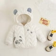 thumbnail image 2 of Odeerbi Baby Boys Girls Light Down Hooded Cotton Long Sleeve Hooded 2025 Casual Outwear Jacket Coat, 2 of 3