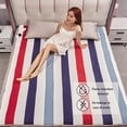 thumbnail image 6 of Electric Heated Blanket, 110V US Warm-up Blanket, Soft Flannel Heating Blanket, Fast Heating with 3 Temperature Settings, Overheat Protection, Cozy Lap, Sofa, Office, Home Use, 6 of 8