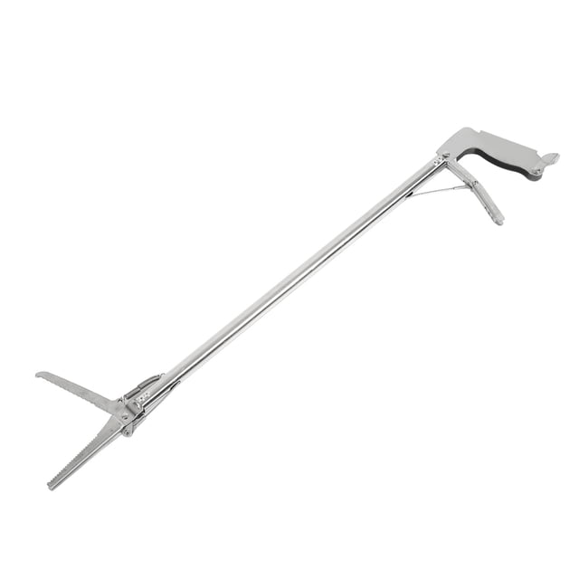 PinZas para Cangrejo, PinZas Multifuncionales de Acero inoxidable de 30 Pulgadas, Pinzas Largas, Pinzas Largas Portátiles para Pescado, Equipo para Cangrejo, Pulpo, Mariscos