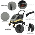 thumbnail image 4 of Dog Stroller Ultra-large 4 Wheels Pet Jogger Wagon Foldable Cart Travel Trolley Outdoor Animal Carrier Load Up To 55kg ShopWise Round, 4 of 6