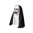 thumbnail image 4 of Disfraces de Halloween 2024 Máscara de monja de El conjuro 2 Máscara de maquillaje aterradora de Halloween Broma Cara de fantasma Horror Sombrero de látex aterrador Monja, 4 of 5