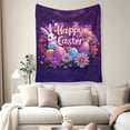 thumbnail image 3 of Easter Throw Blanket, Warm Fleece Flannel Bed Blanket, Lightweight Easter Blanket for Sofa Bed Couch 30"x40", 3 of 8