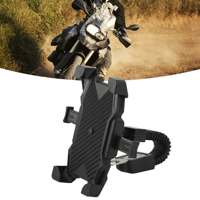 Bike Phone Holder, Motorcycle Phone Mount by LIFETWO - Adjustable Handlebar  of Motorcycle Phone Mount for Electric, Mountain, Scooter, and Dirt Bikes