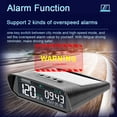 thumbnail image 2 of Car Wireless HUD Headup Display Solar Digital Speedometer with LCD Screen Overspeed Alarm Total Mileage/Time/Altitude/Speed Display, 2 of 7