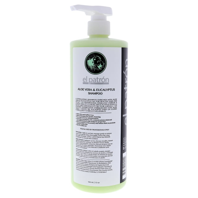 Champú de aloe vera y eucalipto El Patron El Patron Champú de aloe vera y eucalipto Hombre 32oz